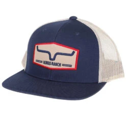 Kimes Ranch 12 Kimes Ranch Apparel Navy Replay Trucker Cap