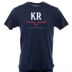 Kimes Ranch Men's Rise Midnight Navy Tee