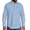 Kimes Ranch Men's Blue Taos Plaid Long Sleeve Button Down -Kimes Ranch 159272 default l