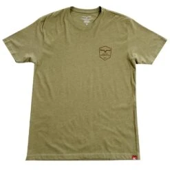 Kimes Ranch Mens Military Green Shielded Tee