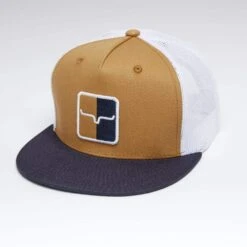 Kimes Ranch Mirror Trucker Brown Cap