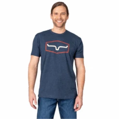 Kimes Ranch Men's Replay Short Sleeve Midnight Navy T-Shirt RETEE-MIDNVY