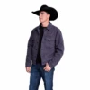 Kimes Ranch® Men's Marshall Trucker Canvas Pewter Jacket CMJ-PR -Kimes Ranch CMJ PR