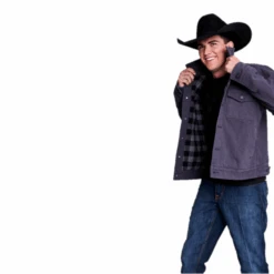 Kimes Ranch® Men's Marshall Trucker Canvas Pewter Jacket CMJ-PR -Kimes Ranch CMJ PR 2