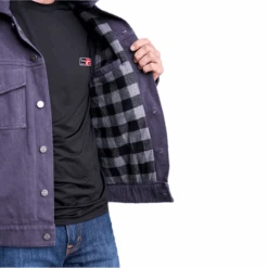 Kimes Ranch® Men's Marshall Trucker Canvas Pewter Jacket CMJ-PR -Kimes Ranch CMJ PR 3