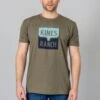 Kimes Ranch Unisex Explicit Warning T-Shirt Military Green Cotton S/S -Kimes Ranch ExplicitWarning MilitaryGreen 1