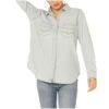 Kimes Ranch Ladies Kaycee Indigo Long Sleeve Snap Shirt KAYCEE-DIM -Kimes Ranch Kaycee 1