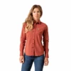 Kimes Ranch® Ladies Linville Dark Red Button Down Shirt LIN-DR -Kimes Ranch LIN RED2