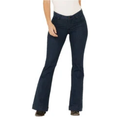 Kimes Ranch Ladies Lola Mid-Rise Trouser Dark Indigo Jeans LOLA-DI -Kimes Ranch Lola 1