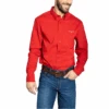 Kimes Ranch Men's KR Team Red Button Down Dress Shirt KR-RED -Kimes Ranch My project 1 2023 04 03T095302.914