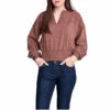 Kimes Ranch Ladies Dewey V Neck Brown Pullover Sweatshirt DEW-BRN -Kimes Ranch My project 1 75