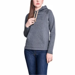 Kimes Ranch® Ladies Sedona Bossed Charcoal Heather Hoodie BOSS-CH
