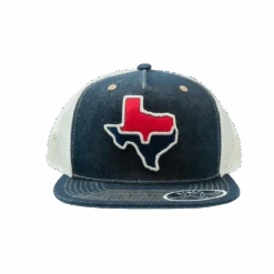 Kimes Ranch® Men's Texas Denim Blue Trucker Cap TEXAS-DEN