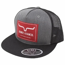 Kimes Ranch Men's Blaster Charcoal Trucker Cap BLAST-CH