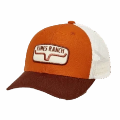 Kimes Ranch® Burnt Orange Rolling Trucker Cap ROLL-BO