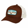 Kimes Ranch® Unisex Rolling Trucker Brown Cap RT-BROWN