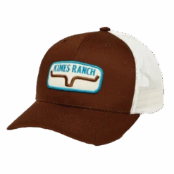 Kimes Ranch® Unisex Rolling Trucker Brown Cap RT-BROWN