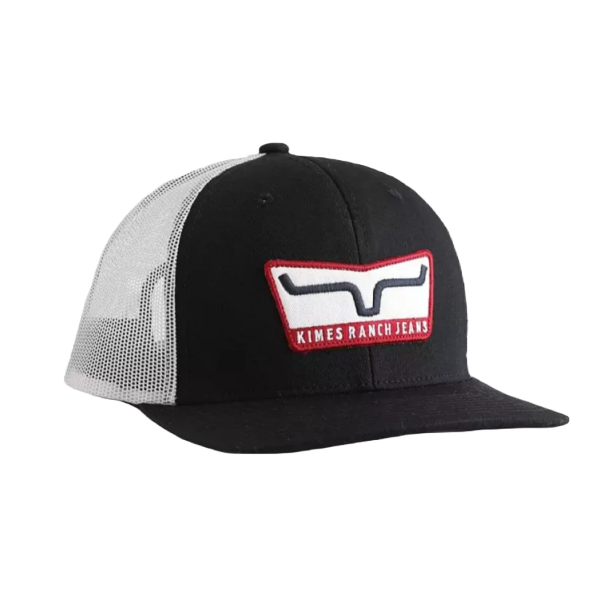 Kimes Ranch® Men's Extra Crunchy Trucker Black Hat KR300-BLK 3 Kimes Ranch® Men's Extra Crunchy Trucker Black Hat KR300-BLK