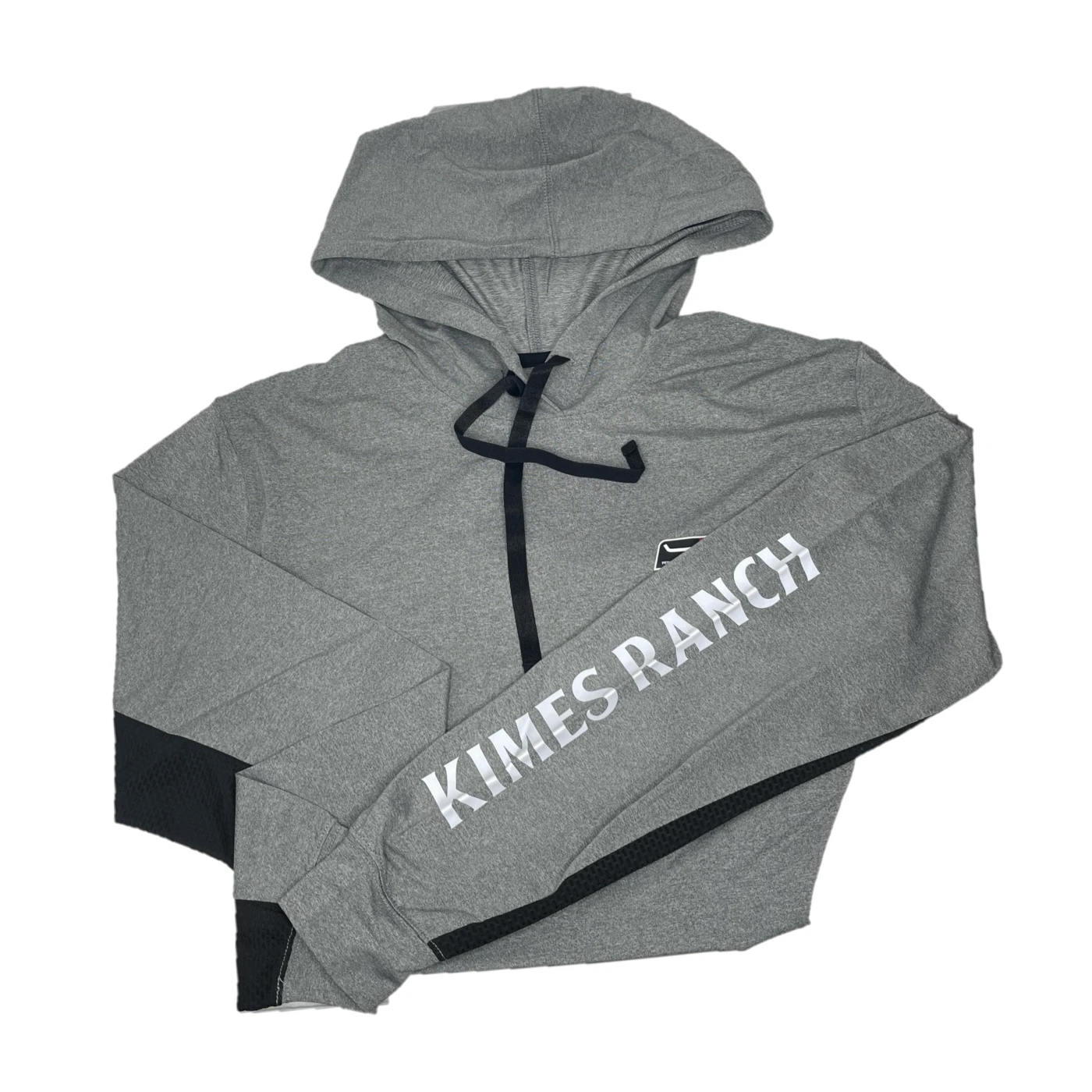 Kimes Ranch® Men's Ninja Hood Tech Charcoal Heather T-Shirt NNJA-CH 4 Kimes Ranch® Men's Ninja Hood Tech Charcoal Heather T-Shirt NNJA-CH - Image 2