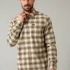 Kimes Ranch Mens Nogales Dress Loden Cotton Blend L/S Shirt