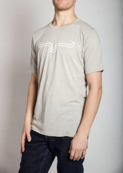 Kimes Ranch Mens Outlier Tee T-Shirt Grey Cotton Blend S/S
