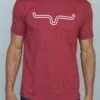 Kimes Ranch Mens Outlier Tee T-Shirt Red Cotton Blend S/S