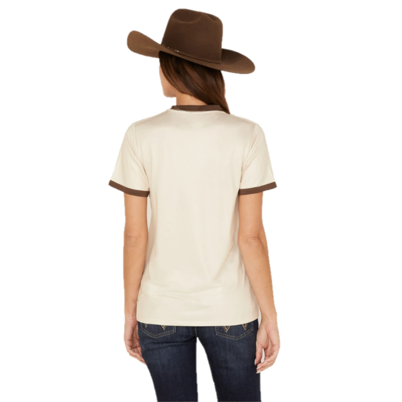 Kimes Ranch® Ladies Rhythm Ringer Natural Performance T-Shirt RING-NAT 4 Kimes Ranch® Ladies Rhythm Ringer Natural Performance T-Shirt RING-NAT - Image 2