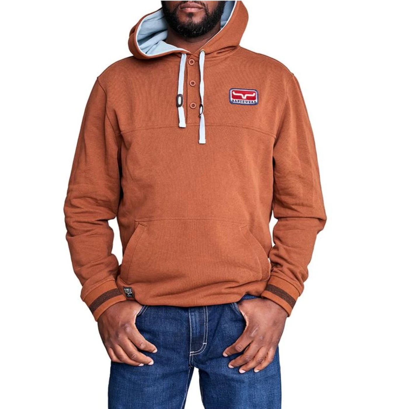Kimes Ranch® Men's Ranch Ready Rustic Brown Hoodie RRH-BRN 3 Kimes Ranch® Men's Ranch Ready Rustic Brown Hoodie RRH-BRN