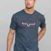 Kimes Ranch Mens Replay Tee T-Shirt Midnight Navy Cotton Blend S/S Logo -Kimes Ranch Replay MidnightNavy 1
