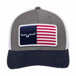 Kimes Ranch® Unisex American Trucker Charcoal Hat S22-012003 -Kimes Ranch S22 012003