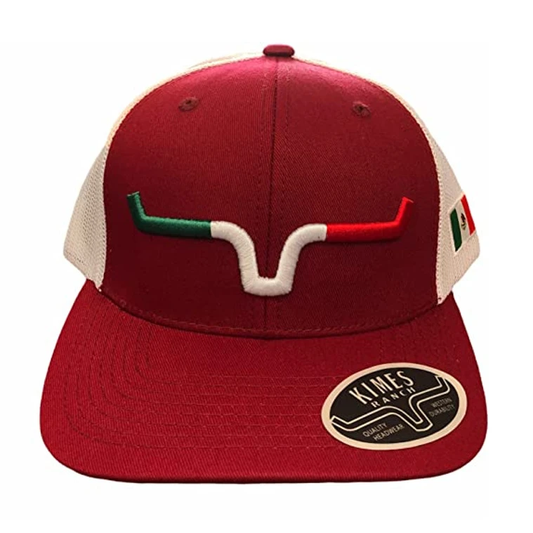 Kimes Ranch® Men's Semana Red Trucker Cap SEM-RED 5 Kimes Ranch® Men's Semana Red Trucker Cap SEM-RED - Image 3