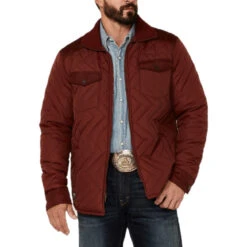Kimes Ranch Men's Burgundy SkinkJacket SKINK-BURG