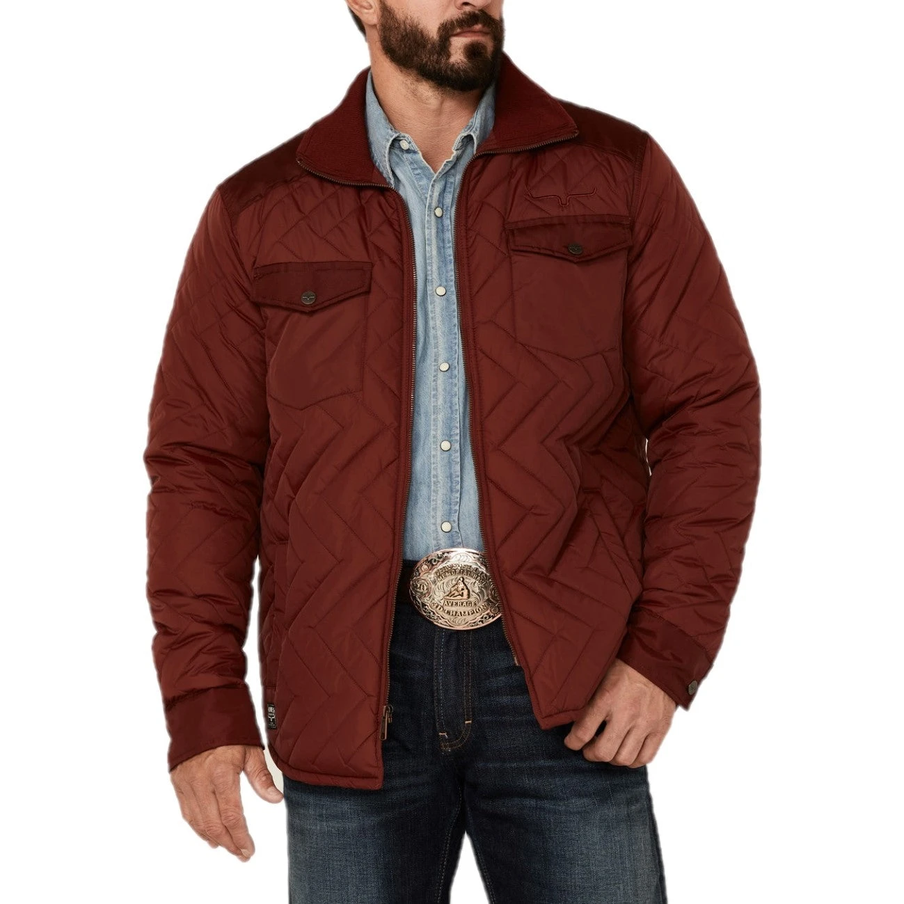 Kimes Ranch Men's Burgundy SkinkJacket SKINK-BURG 3 Kimes Ranch Men's Burgundy SkinkJacket SKINK-BURG