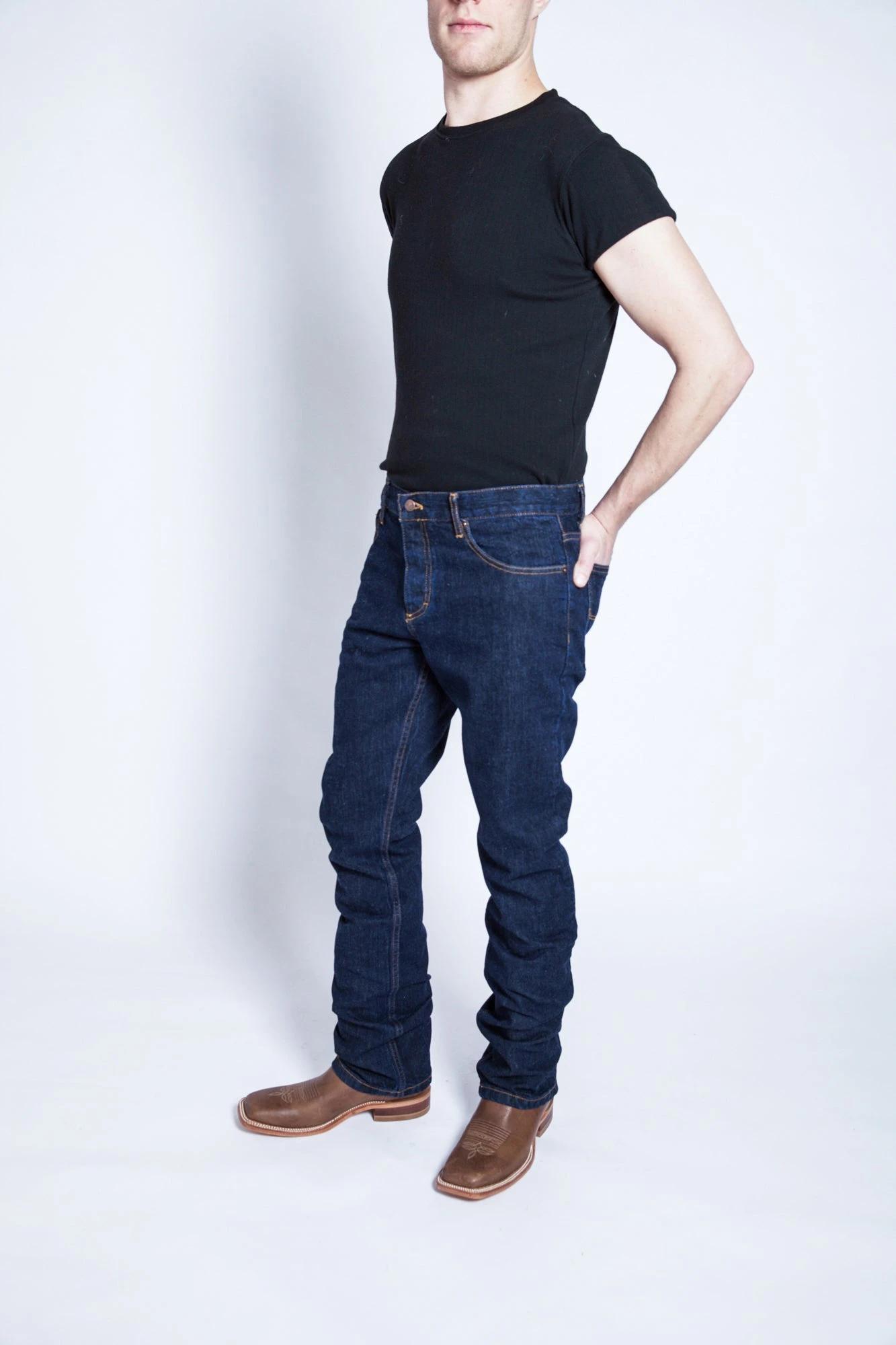 Kimes Ranch Mens Wayne Jeans Blue Cotton Blend Slim Fit 4 Kimes Ranch Mens Wayne Jeans Blue Cotton Blend Slim Fit - Image 2