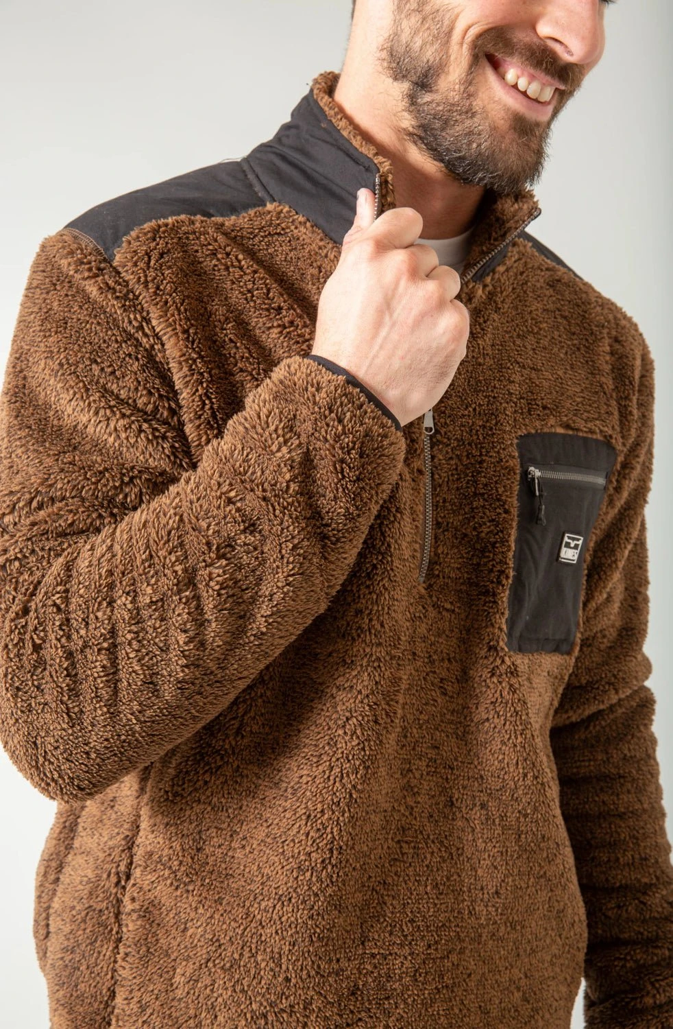 Kimes Ranch Mens Whiskey Sweater Brown Fleece Fleece Jacket 3 Kimes Ranch Mens Whiskey Sweater Brown Fleece Fleece Jacket
