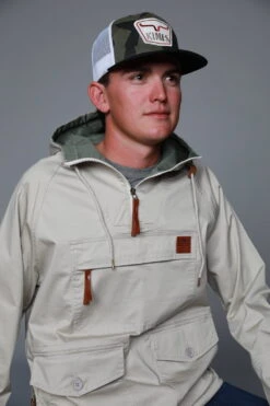 Kimes Ranch Mens Any Day Jacket Sand Cotton Blend L/S