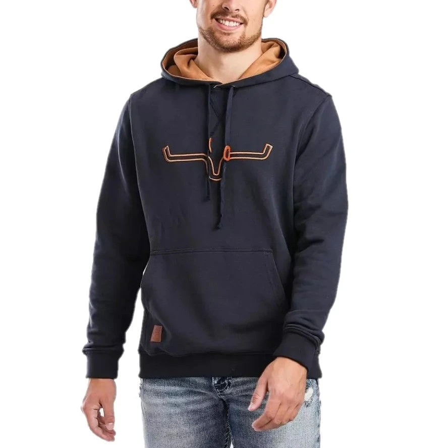 Kimes Ranch Men's Fast Talker Fleece Indigo Hoodie FT-IND 3 Kimes Ranch Men's Fast Talker Fleece Indigo Hoodie FT-IND