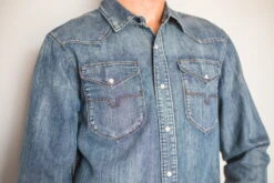 Kimes Ranch Mens Grimes Dark Indigo Denim Cotton Blend L/S Shirt 8 Kimes Ranch Mens Grimes Dark Indigo Denim Cotton Blend L/S Shirt -Kimes Ranch grimes dark indigo denim top mens 3 scaled 1