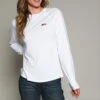 Kimes Ranch Womens K1 Tech Tee White Polyester Blend L/S T-Shirt