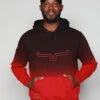 Kimes Ranch Mens Layton 22 Hoodie Dark Red 100% Cotton L/S