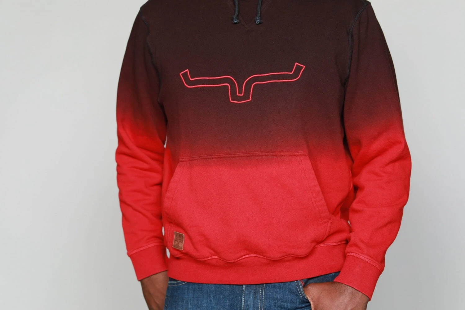 Kimes Ranch Mens Layton 22 Hoodie Dark Red 100% Cotton L/S 5 Kimes Ranch Mens Layton 22 Hoodie Dark Red 100% Cotton L/S - Image 3