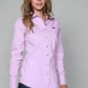 Kimes Ranch Womens Linville Solid Shirt Lilac Cotton Blend L/S Western -Kimes Ranch linville solid ls lilac womens 1 scaled 1