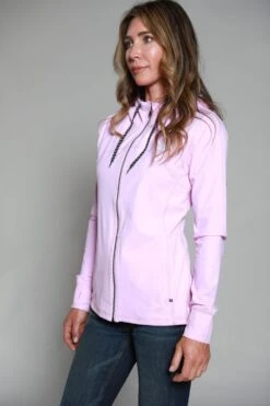 Kimes Ranch Womens Lovell Front Zip Lavender Nylon Softshell Jacket
