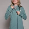 Kimes Ranch Womens Lovell Front Zip Sage Nylon Softshell Jacket -Kimes Ranch lovell zip front sage womens 1 scaled 1