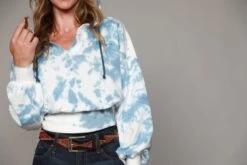 Kimes Ranch Womens Monterey Hoodie Blue Cotton Blend L/S -Kimes Ranch monterey hoodie blue womens 4 scaled 2