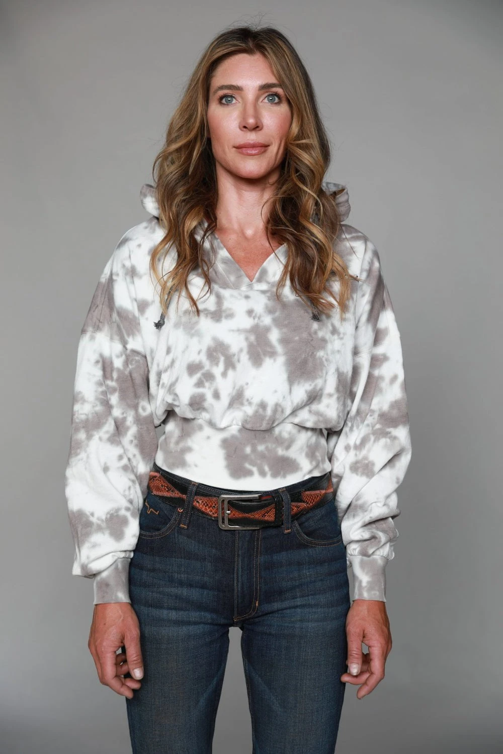 Kimes Ranch Womens Monterey Hoodie Grey Cotton Blend L/S 3 Kimes Ranch Womens Monterey Hoodie Grey Cotton Blend L/S