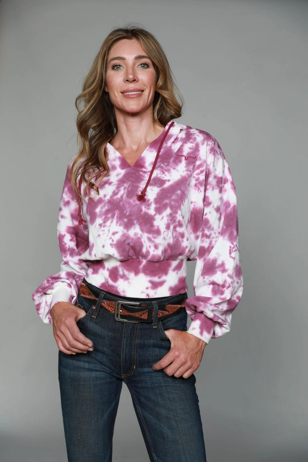 Kimes Ranch Womens Monterey Hoodie Lavender Cotton Blend L/S 4 Kimes Ranch Womens Monterey Hoodie Lavender Cotton Blend L/S - Image 2