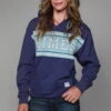 Kimes Ranch Womens North Star Hoodie Marine Blue Cotton Blend L/S -Kimes Ranch north star hoodie marine blue womens 1 scaled 2
