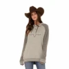 Kimes Ranch Ladies Summer Love Heather Grey Pullover Shirt S22-191207 1 Kimes Ranch Ladies Summer Love Heather Grey Pullover Shirt S22-191207 -Kimes Ranch sdfadsgag