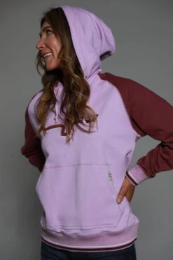 Kimes Ranch Womens Summer Love Fleece Lavender Cotton Blend L/S Hoodie -Kimes Ranch summer love hood lavendar womens 3 scaled 1